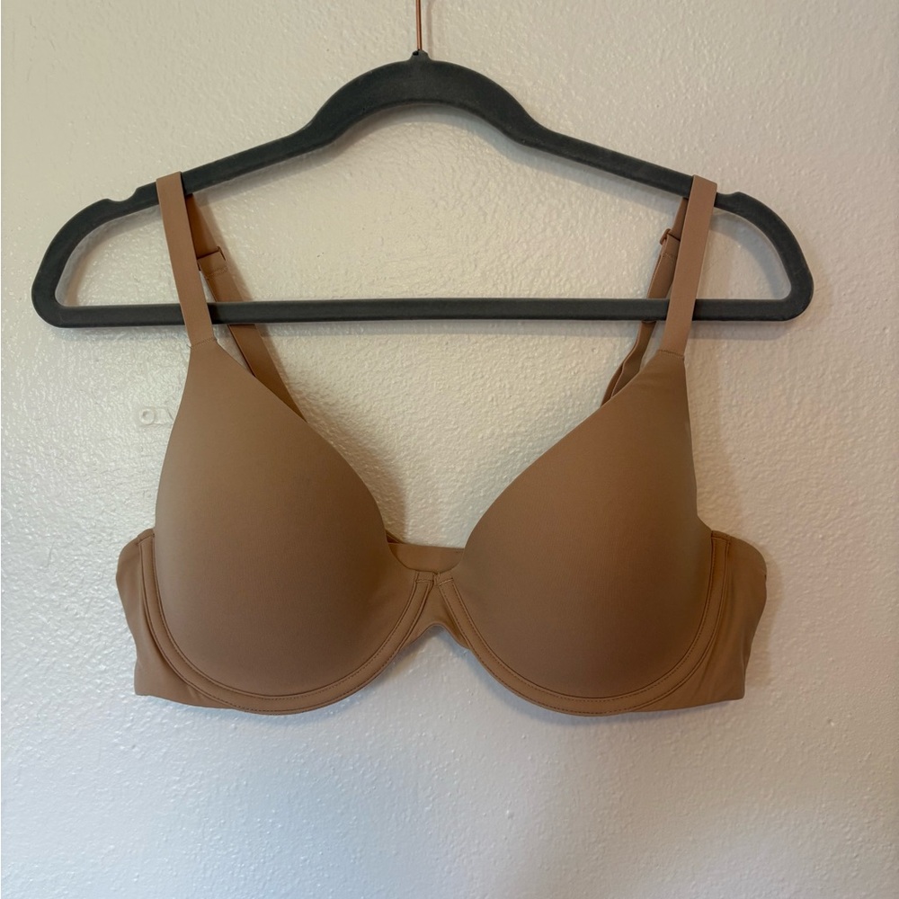 SKIMS Tan Underwire T-Shirt Bra Lightly Lined